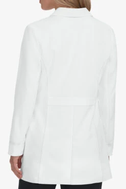 Betsey Johnson Women's 32" 3-Pocket Lab Coat -Clinic Love Style BJ400 WHITE 4