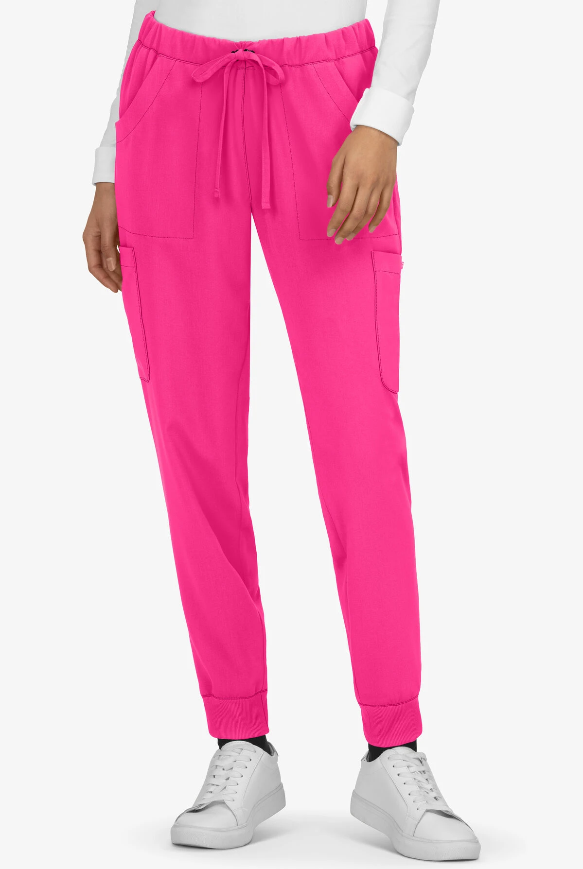 Betsey Johnson Aster Women's 6-Pocket STRETCH Cargo Jogger Scrub Pants 1 Betsey Johnson Aster Women's 6-Pocket STRETCH Cargo Jogger Scrub Pants