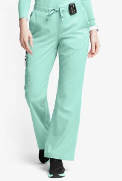 Butter-Soft Originals Women's 6-Pocket Mid Rise Flare Leg Scrub Pants