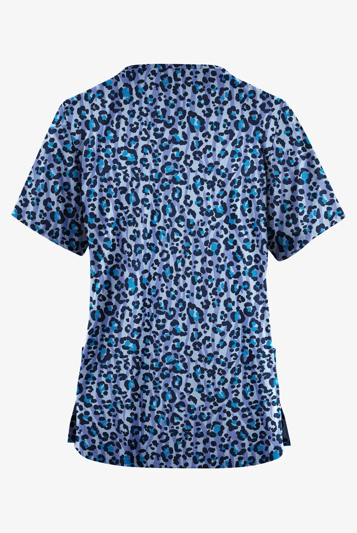 Butter-Soft Originals Jungle Mix Ceil Women's 2-Pocket Classic Fit V-Neck Printed Scrub Top 2 Butter-Soft Originals Jungle Mix Ceil Women's 2-Pocket Classic Fit V-Neck Printed Scrub Top - Image 2