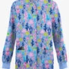 Butter-Soft Originals Desert Cactus Ceil Women's 3-Pocket Warm-Up Printed Scrub Jacket