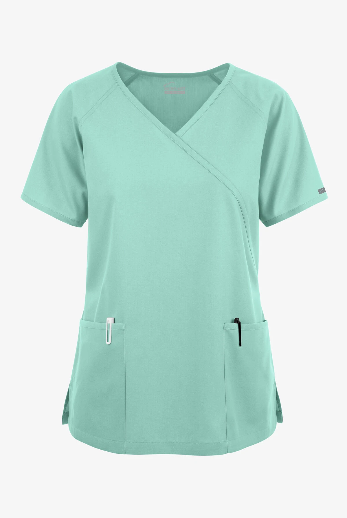 Butter-Soft Originals Women's 3-Pocket Mock Wrap Scrub Top 1 Butter-Soft Originals Women's 3-Pocket Mock Wrap Scrub Top