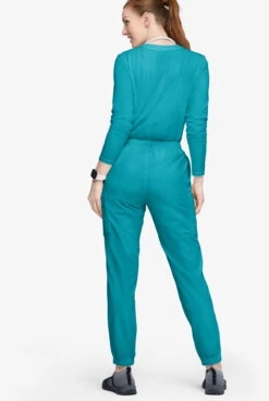 Butter-Soft Originals Women's 7-Pocket Tapered Jogger Cargo Scrub Pants -Clinic Love Style BSN1875 092723 TEAL 3