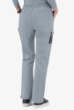 UA Butter-Soft STRETCH Women's 11-Pocket Drawstring Scrub Pants - Petite -Clinic Love Style BSS587 SILVE 4 HV