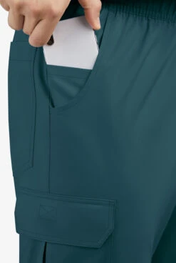 UA Butter-Soft STRETCH Men's 7-Pocket Cargo Jogger Scrub Pants -Clinic Love Style BSS647 CARIB 3 HV