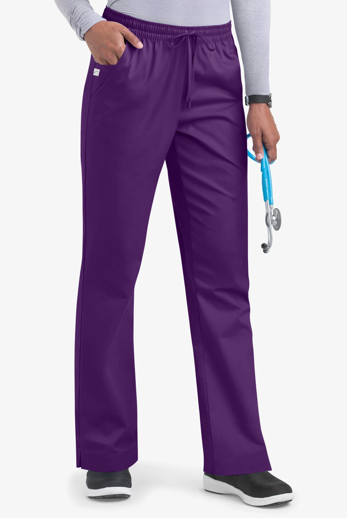 UA Butter-Soft STRETCH Women's 3-Pocket Elastic Waist Drawstring Scrub Pants - Petite 1 UA Butter-Soft STRETCH Women's 3-Pocket Elastic Waist Drawstring Scrub Pants - Petite