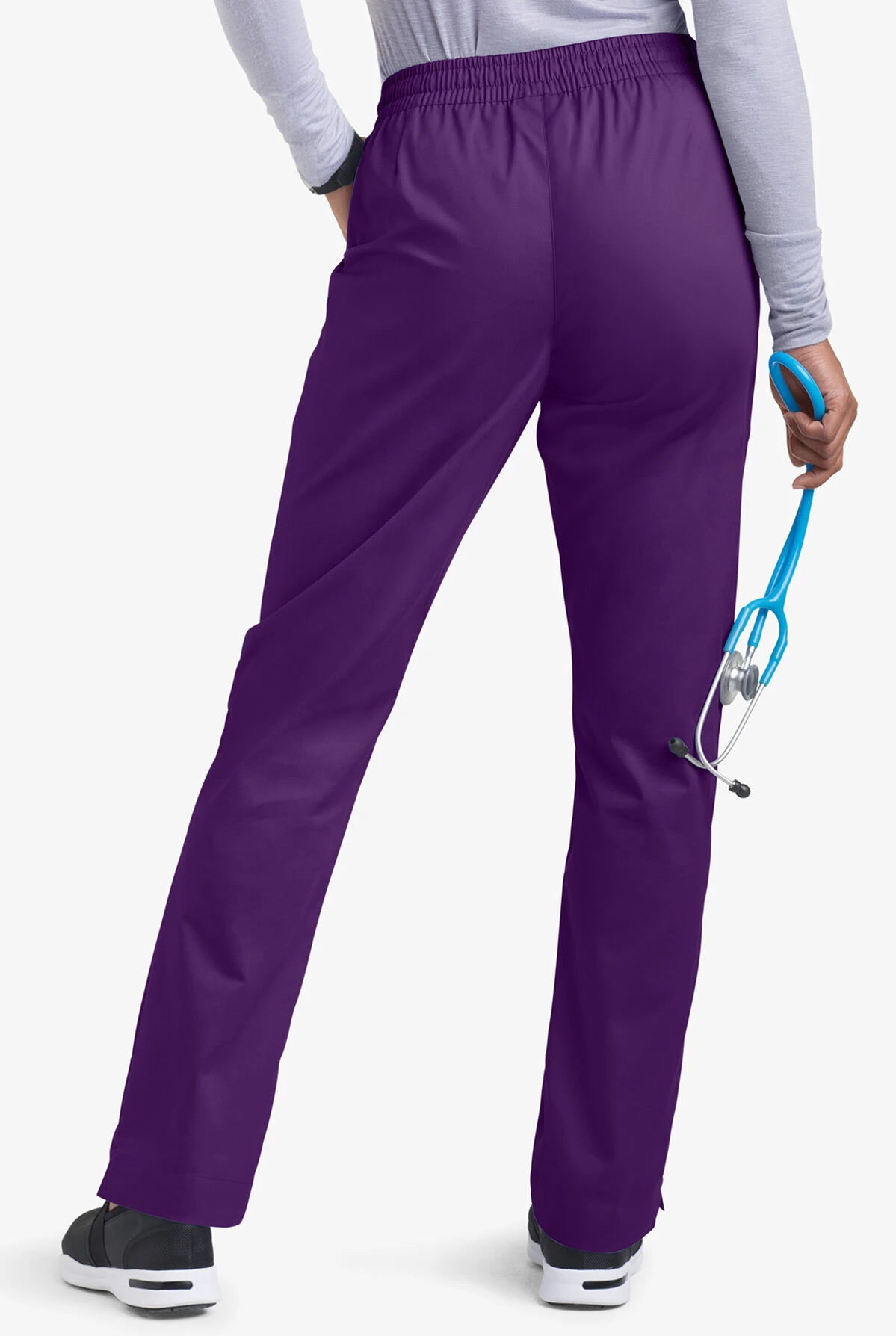 UA Butter-Soft STRETCH Women's 3-Pocket Elastic Waist Drawstring Scrub Pants - Petite 2 UA Butter-Soft STRETCH Women's 3-Pocket Elastic Waist Drawstring Scrub Pants - Petite - Image 2