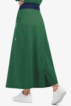 UA Butter-Soft STRETCH Women's 3-Pocket Ankle Length Scrub Skirt -Clinic Love Style BSS971 HUNAV 3 HV