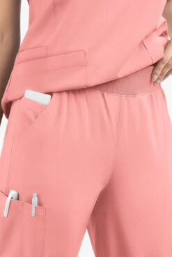 Easy STRETCH By Butter-Soft™ Mila Women's 7-Pocket Jogger Scrub Pants - Petite -Clinic Love Style BU287 110723 AUCOR 5
