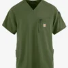 Carhartt Cross-Flex Men's 4-Pocket STRETCH V-Neck Scrub Top