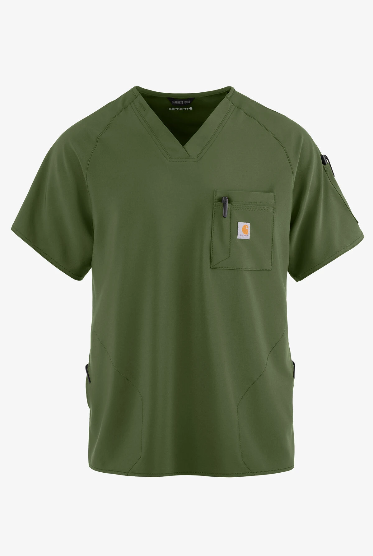 Carhartt Cross-Flex Men's 4-Pocket STRETCH V-Neck Scrub Top 1 Carhartt Cross-Flex Men's 4-Pocket STRETCH V-Neck Scrub Top
