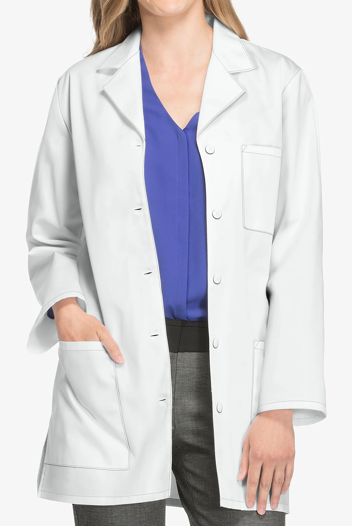Cherokee Women's 32" Lab Coat 2 Cherokee Women's 32" Lab Coat - Image 2