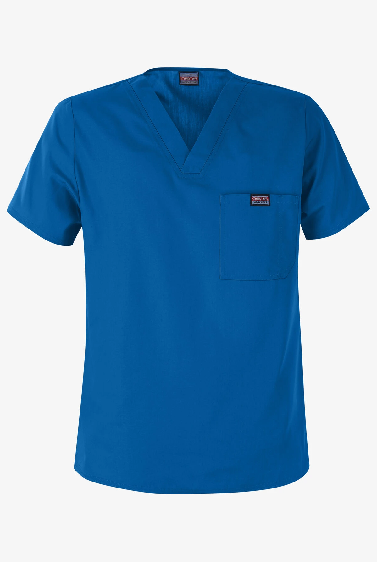 Cherokee Workwear Men's 1-Pocket V-Neck Scrub Top 1 Cherokee Workwear Men's 1-Pocket V-Neck Scrub Top