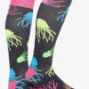 Cherokee Jelly Fish Women's 10-15 MmHg Light Compression Socks