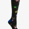 Cherokee Loving Stars Women's 10-15 MmHg Light Compression Socks