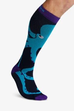 Cherokee Oh Octopus Men's 8-12 MmHg Light Compression Socks -Clinic Love Style CKOHOCTO 4
