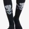 Cherokee Skull Crossed Men's 10-15 MmHg Light Compression Socks
