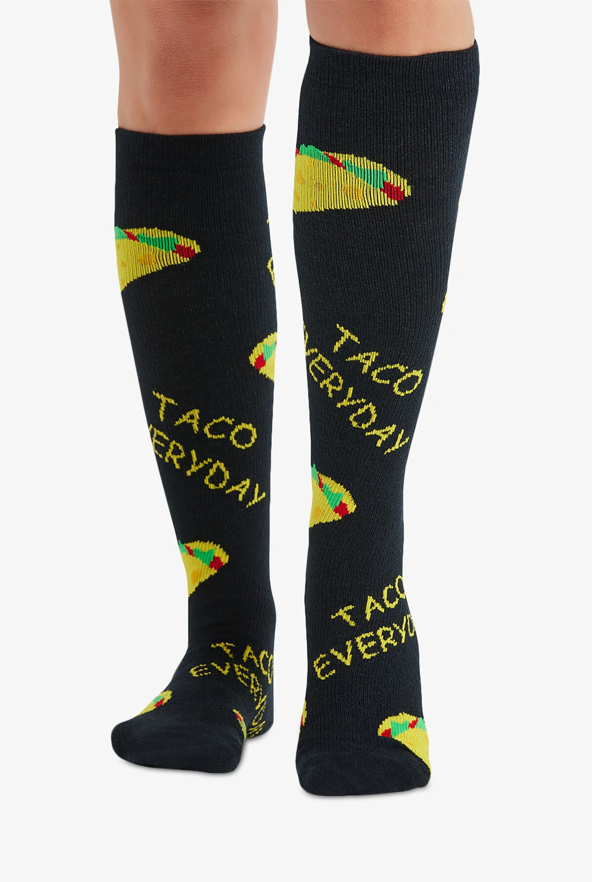 Cherokee Taco Everyday Women's 10-15 MmHg Light Compression Socks 1 Cherokee Taco Everyday Women's 10-15 MmHg Light Compression Socks