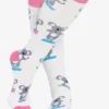 Cherokee Yoga Koala Women's 10-15 MmHg Light Compression Socks