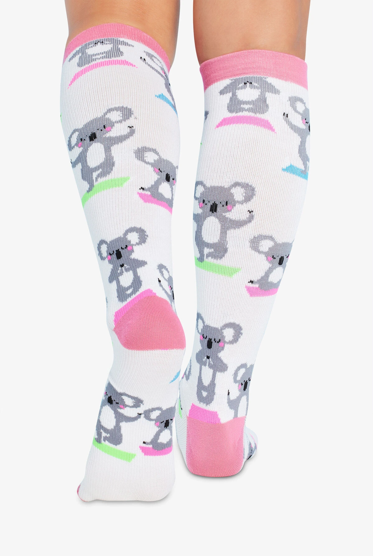 Cherokee Yoga Koala Women's 10-15 MmHg Light Compression Socks 2 Cherokee Yoga Koala Women's 10-15 MmHg Light Compression Socks - Image 2