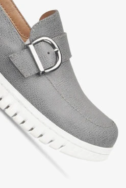 Nurse Mates Women's Daisy Slip On Nursing Shoes -Clinic Love Style DAISY GREY 3 HV