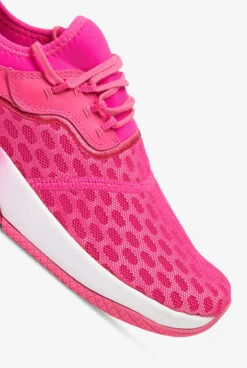 Infinity By Cherokee Women's Dart Electric Pink/White Athletic Lace Up Nursing Shoes -Clinic Love Style DARTEPWF 103023 3 HV