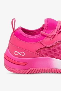 Infinity By Cherokee Women's Dart Electric Pink/White Athletic Lace Up Nursing Shoes -Clinic Love Style DARTEPWF 103023 4