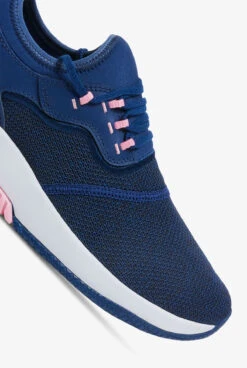 Infinity By Cherokee Women's Dart Navy/Peony Athletic Lace Up Nursing Shoes -Clinic Love Style DARTNYPE NAVY 3 HV