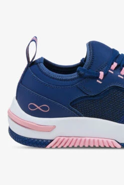 Infinity By Cherokee Women's Dart Navy/Peony Athletic Lace Up Nursing Shoes -Clinic Love Style DARTNYPE NAVY 4