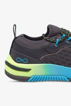 Infinity By Cherokee Women's Dart Pewter/Neon Fade Athletic Lace Up Nursing Shoes -Clinic Love Style DARTPWNF 103023 4