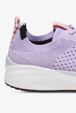 Infinity By Cherokee Women's Everon Knit Wild Orchid White Athletic Lace Up Nursing Shoes -Clinic Love Style EVRKWOWH 092523 4