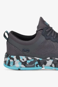 Infinity By Cherokee Women's Fly Pewter/Night Ocean Camo Athletic Lace Up Nursing Shoes -Clinic Love Style FLYPWNO 103023 4