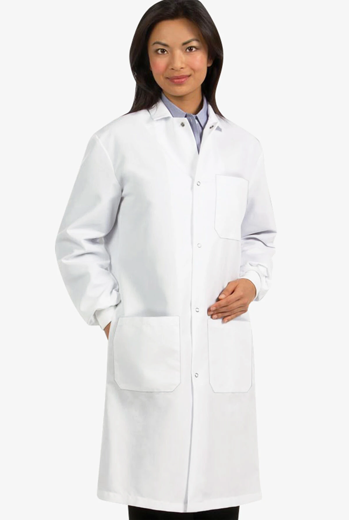 Fashion Seal Unisex 41" 3-Pocket Lab Coat 2 Fashion Seal Unisex 41" 3-Pocket Lab Coat - Image 2