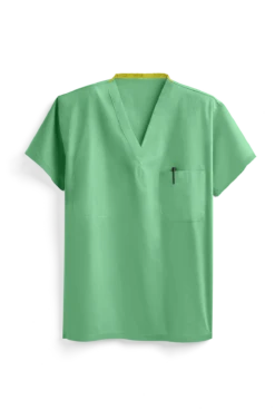 Fashion Seal Unisex 1-Pocket Fashion Blend V-Neck Scrub Top