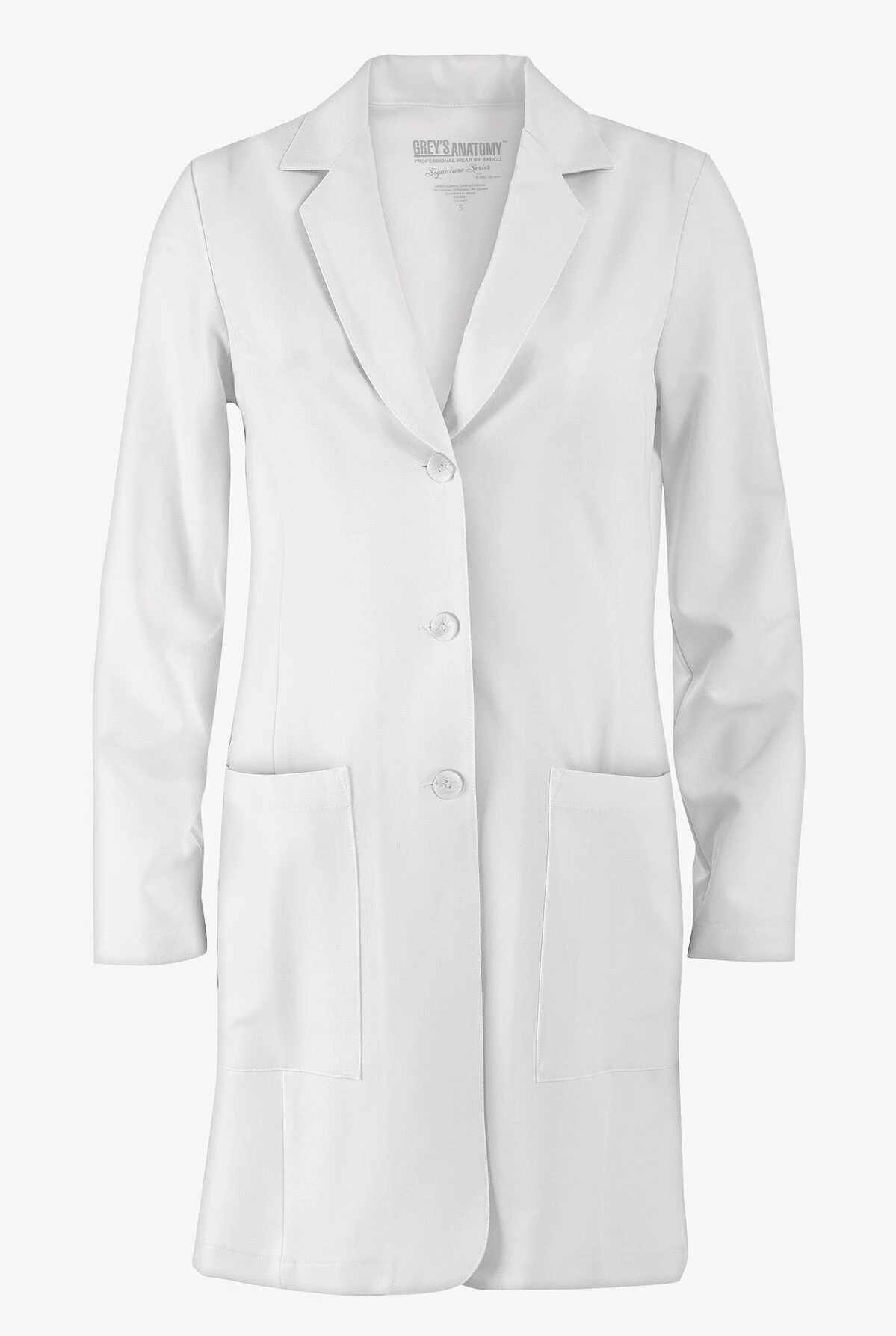 Grey's Anatomy By Barco Signature Women's 35" 2-Pocket STRETCH Lab Coat 1 Grey's Anatomy By Barco Signature Women's 35" 2-Pocket STRETCH Lab Coat