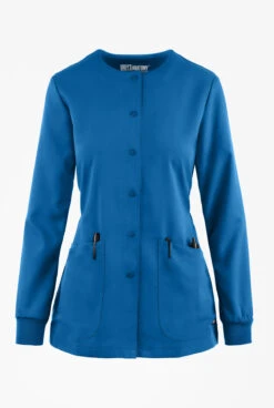 Grey's Anatomy™ By Barco Women's 4-Pocket Round Neck Warm-Up Scrub Jacket