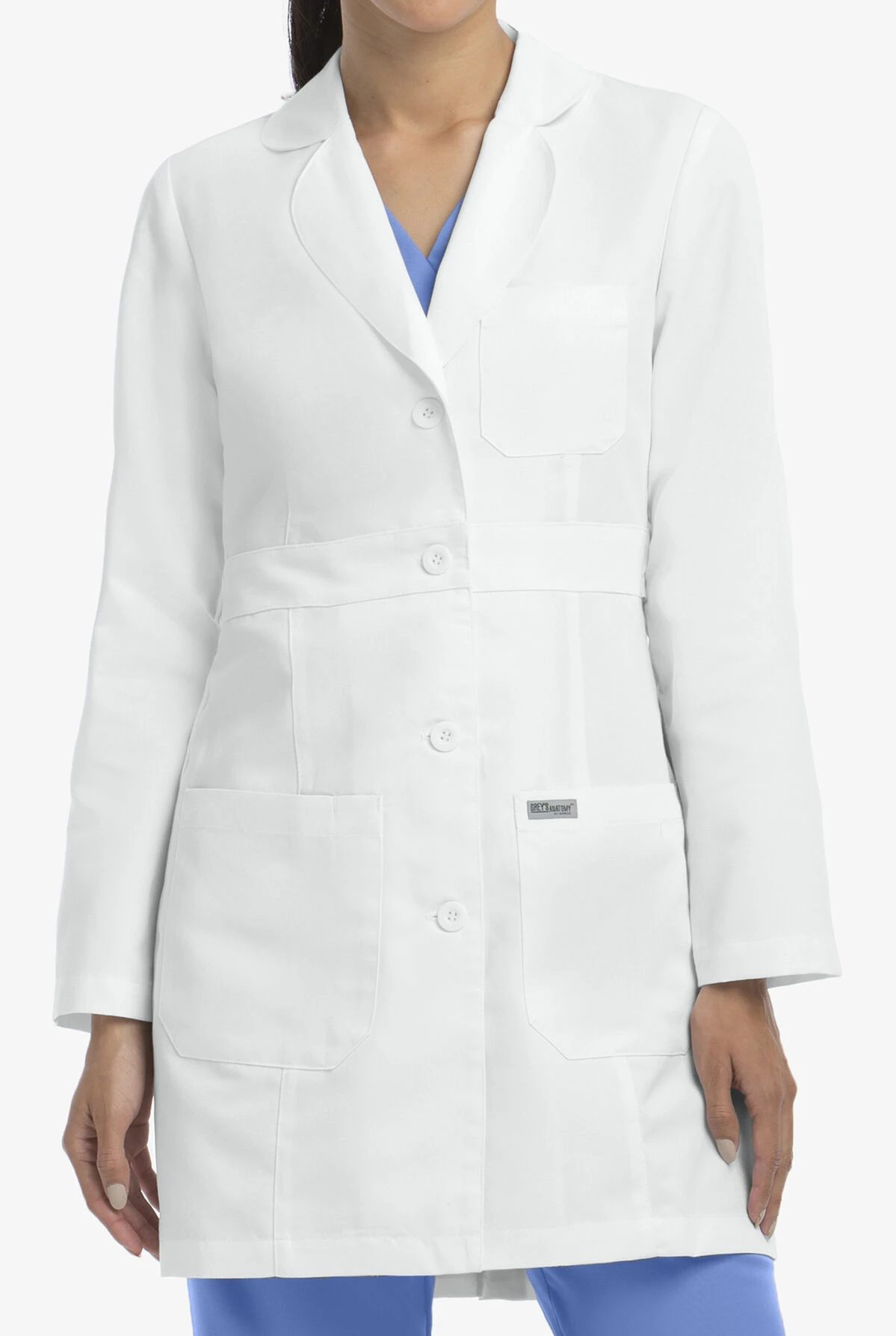 Grey's Anatomy By Barco Women's 34" 3-Pocket Lab Coat 2 Grey's Anatomy By Barco Women's 34" 3-Pocket Lab Coat - Image 2