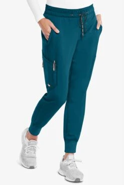 Grey's Anatomy™ By Barco Kira Women's 5-Pocket Double Cargo Knit Cuff Jogger Scrub Pants