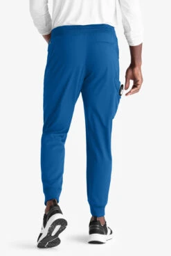 Grey's Anatomy™ By Barco Spandex STRETCH Murphy Men's 5-Pocket Cargo Jogger Scrub Pants -Clinic Love Style GRS550 ROYAL 3