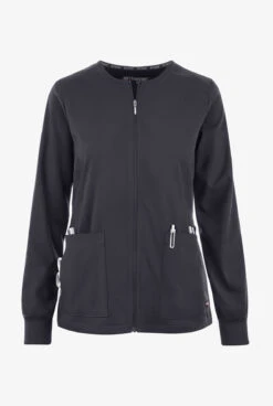 Grey's Anatomy™ By Barco Spandex STRETCH Gianna Women's 5-Pocket Zip Front Scrub Jacket