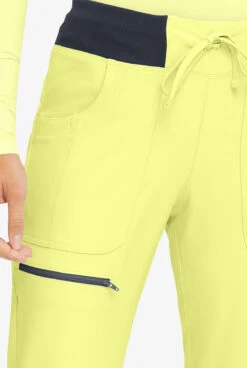 Heartsoul Break On Through Women's 6-Pocket STRETCH Elastic Cuff Jogger Scrub Pants - Petite -Clinic Love Style HL031 FADUP 3 HV