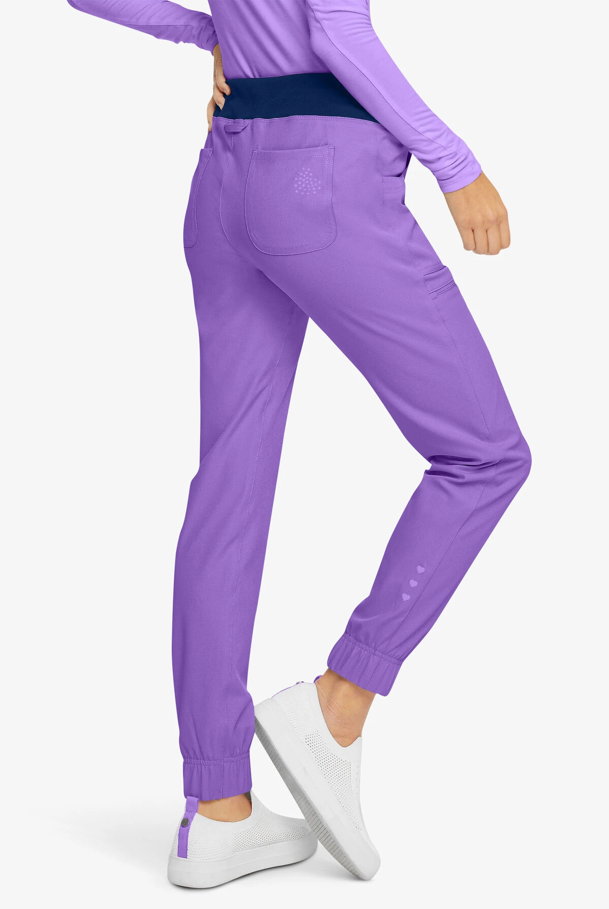 Heartsoul Break On Through Women's 6-Pocket STRETCH Elastic Cuff Jogger Scrub Pants 4 Heartsoul Break On Through Women's 6-Pocket STRETCH Elastic Cuff Jogger Scrub Pants - Image 4
