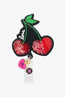 Betsey Johnson Cherry Shaker ID Badge Holder