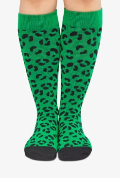 Betsey Johnson Leopard Flora Women's 2-Pack 15-20 MmHg Moderate Compression Socks -Clinic Love Style KB179LFL 4