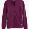 UA Butter-Soft STRETCH Women's 2-Pocket Technical Knit Zip Front Scrub Jacket