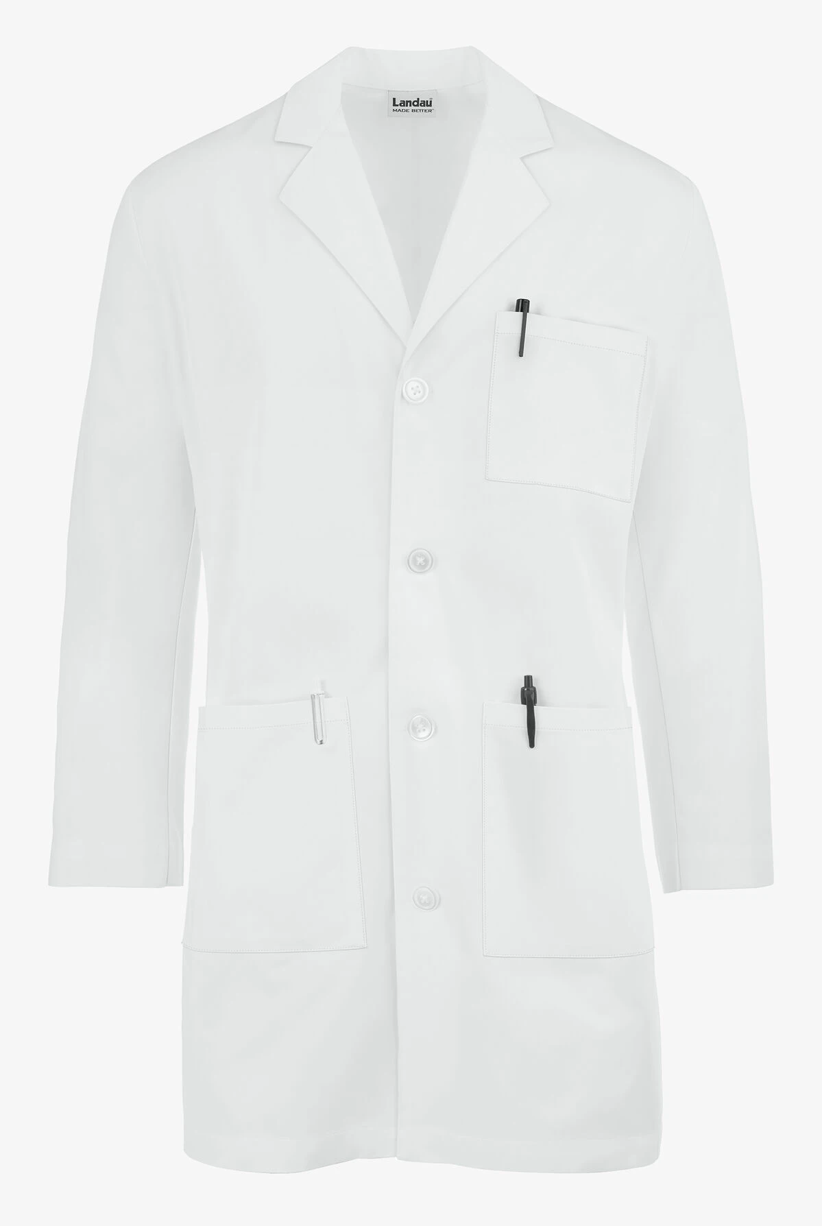 Landau Men's 37" 5-Pocket Lab Coat 1 Landau Men's 37" 5-Pocket Lab Coat