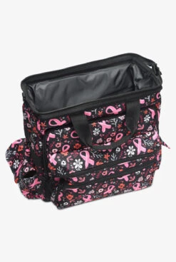 Nurse Mates Pink Ribbon Garden Women's Ultimate Nursing Bag -Clinic Love Style LO00485 092523 3 HV