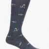 Nurse Mates Sharks Men's 12-14 MmHg Light Compression Socks