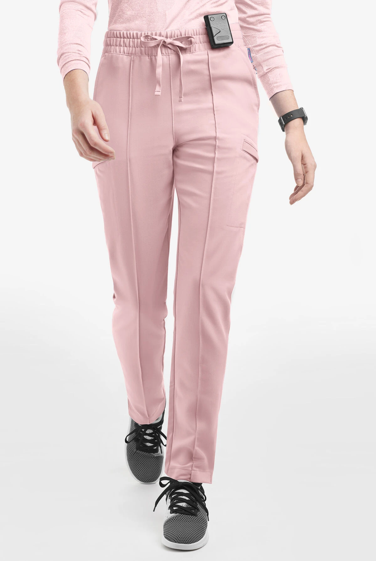 Movement By Butter-Soft Capricorn Women’s 7-Pocket Skinny Pintuck Scrub Pants - Petite 1 Movement By Butter-Soft Capricorn Women’s 7-Pocket Skinny Pintuck Scrub Pants - Petite