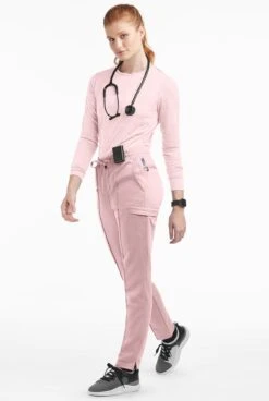 Movement By Butter-Soft Capricorn Women’s 7-Pocket Skinny Pintuck Scrub Pants - Petite 7 Movement By Butter-Soft Capricorn Women’s 7-Pocket Skinny Pintuck Scrub Pants - Petite -Clinic Love Style MBS431 MASHA 4